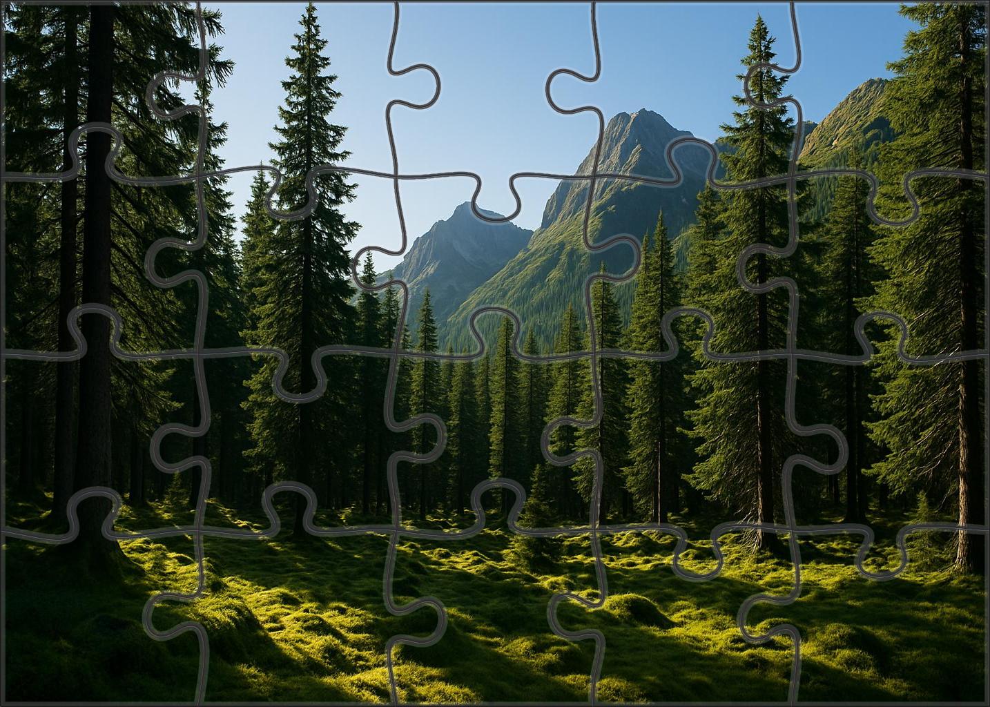 Shadow Ridge Forest Custom Jigsaw Puzzle
