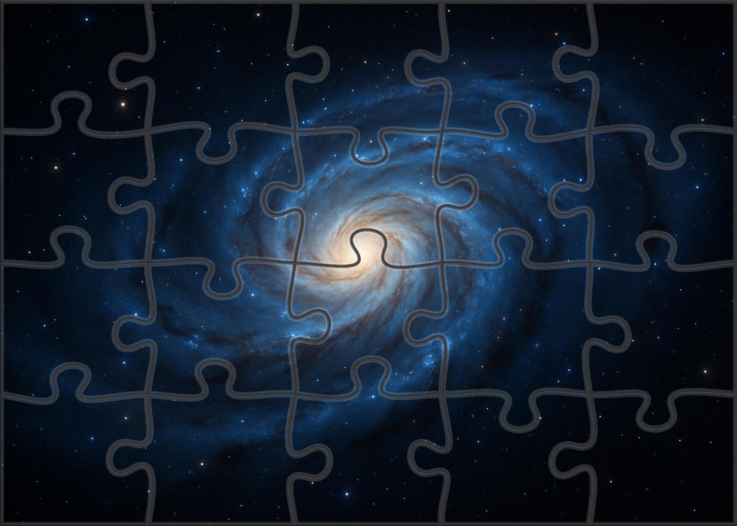 Azure Spiral Star Formation Family Puzzles