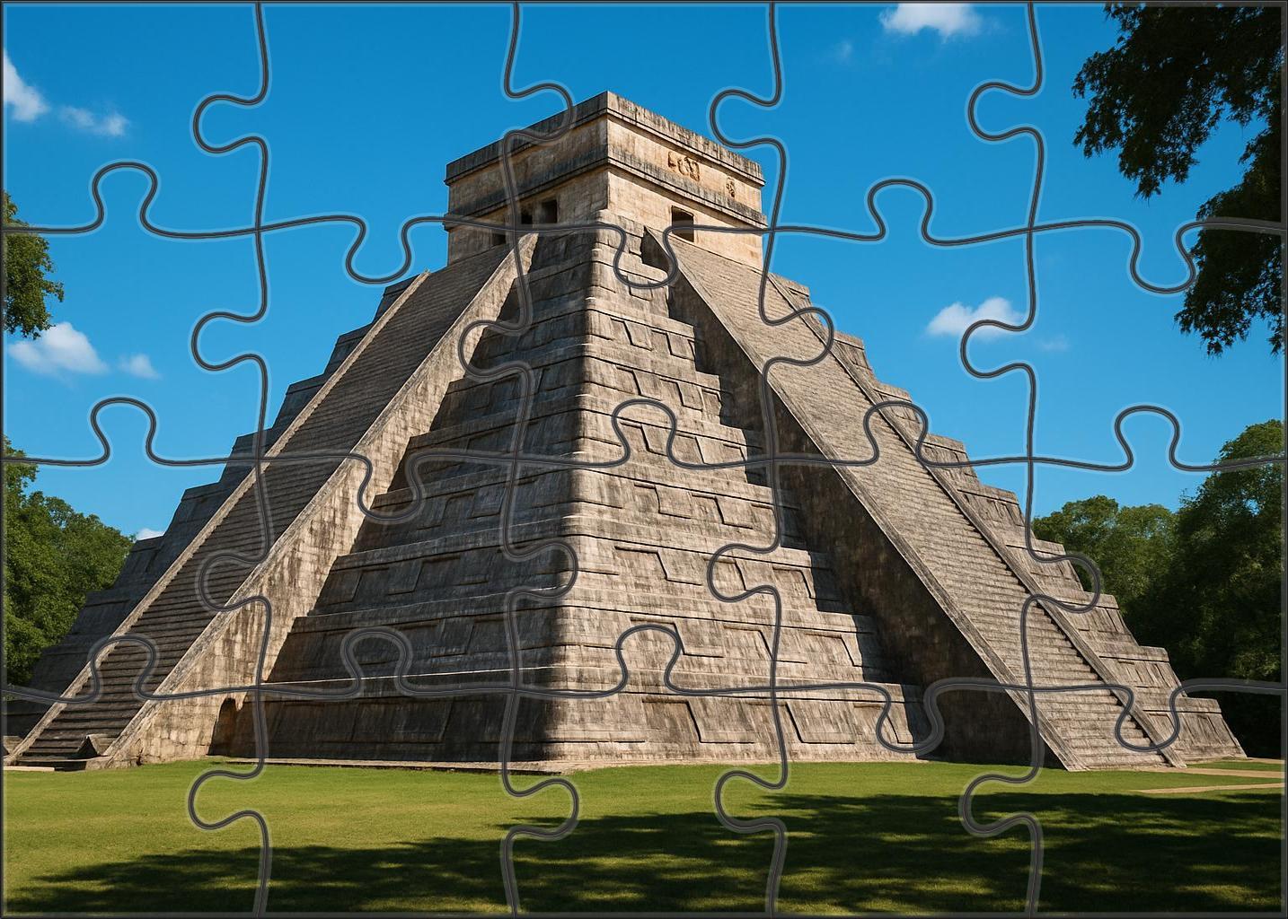 Chichen Itza Pyramid Found In Yucatn Mexico Identified By 7748 Of Global Visitors As A Majestic Mayan Architectural Wonder Easy Puzzles