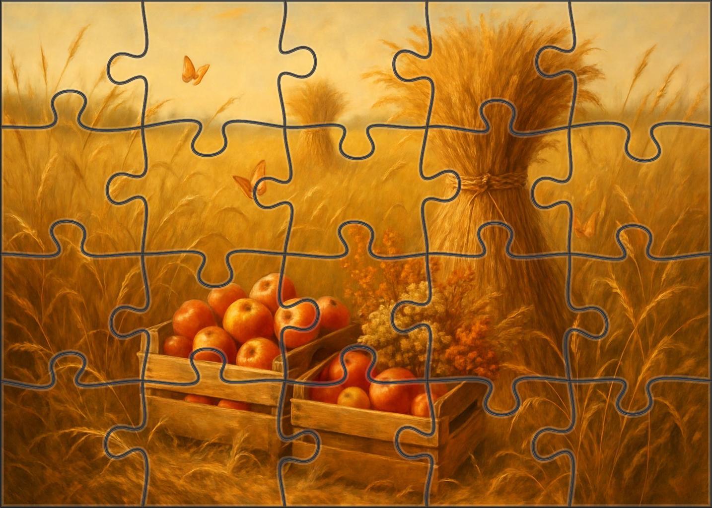 Golden Prairie Afternoon Puzzle Collection