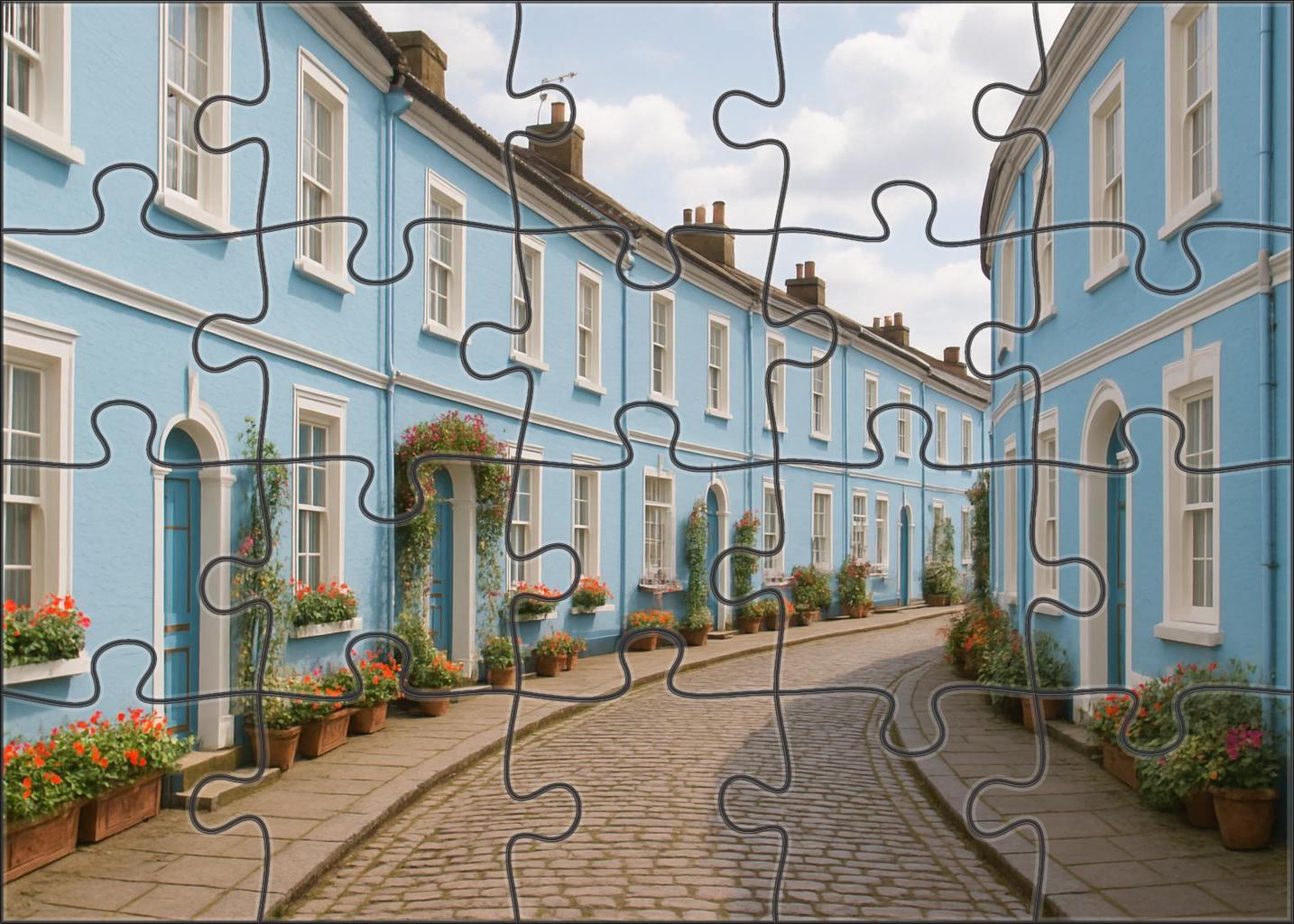 Cerulean Crescent Puzzle Fun