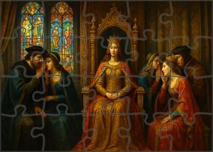 Epic Fantasy Royal Court Drama Unique Puzzle Design