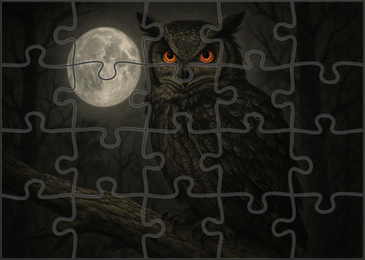 Royal Eagle-owl Nocturnal Sentinel Of The Skies Puzzle Fun