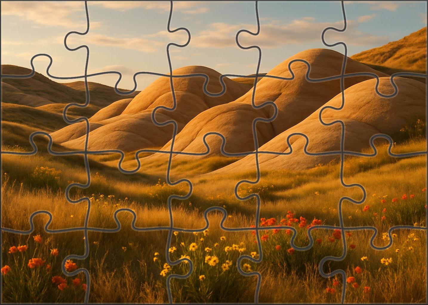 Amber Meadow Heights 200 Piece Puzzle