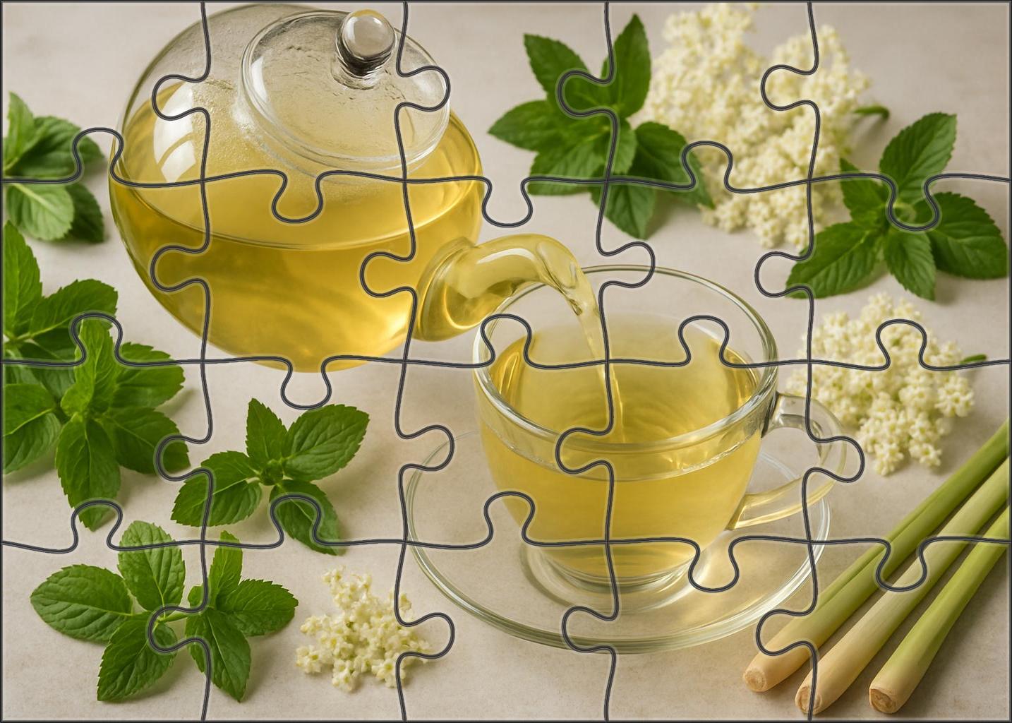 Meadow Breeze Herbal Infusion With Peppermint Lemongrass And Elderflower Easy Puzzles