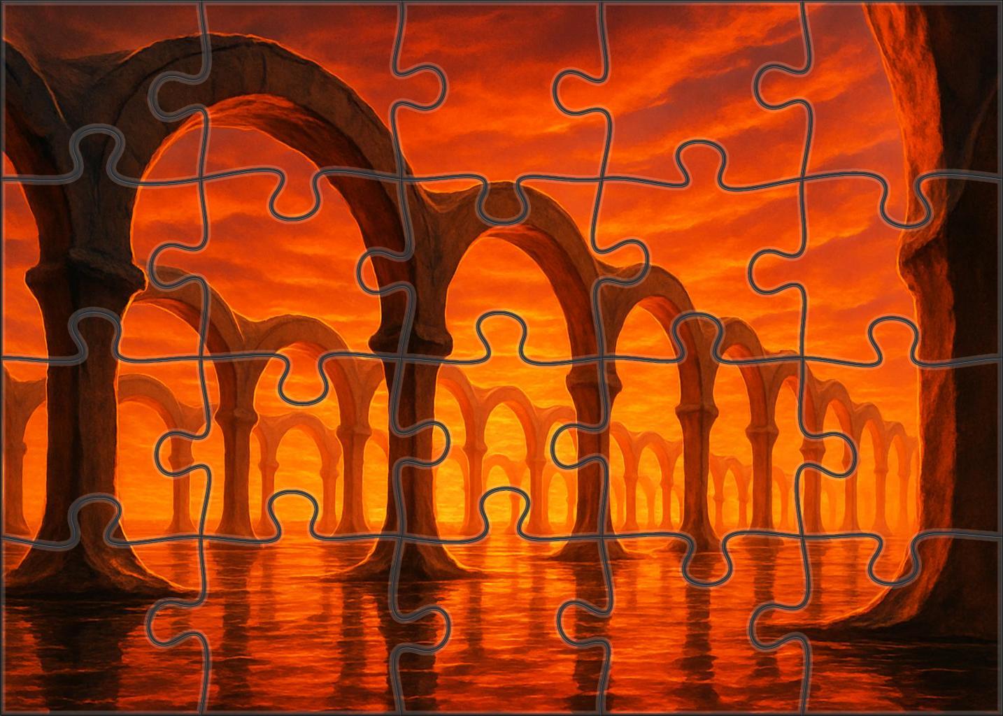Mirage Of The Floating Viaduct Large Format Puzzle