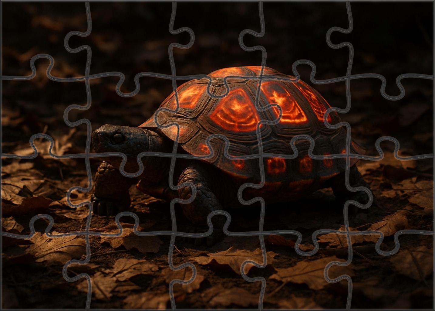 Crimson Shell Turtle 300 Piece Puzzle
