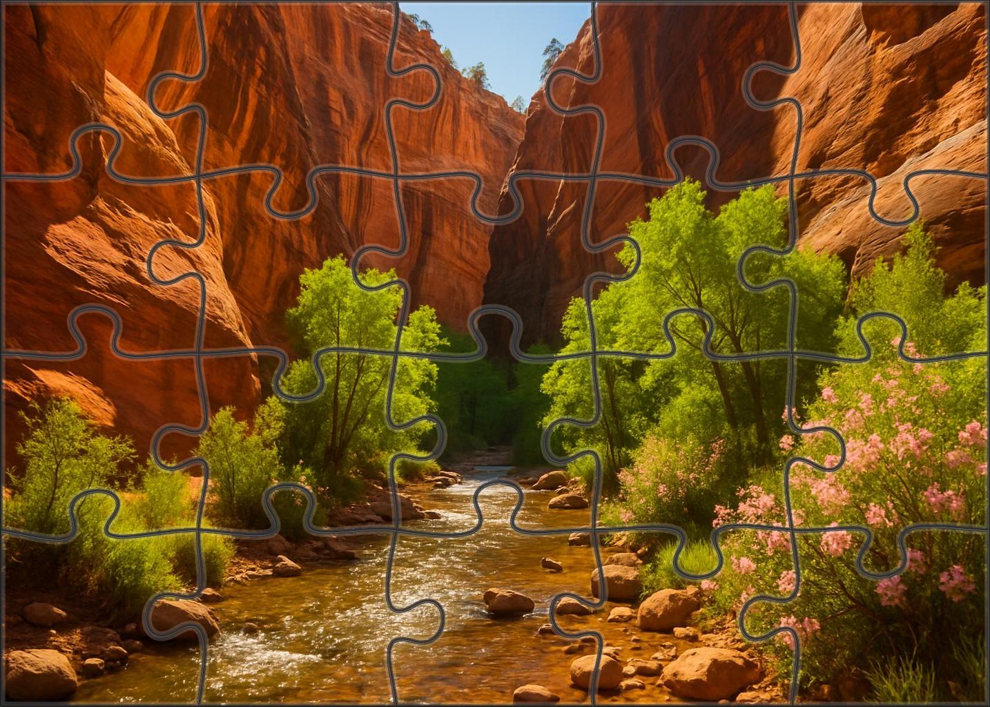 Echo Canyon Passage Puzzle For Kids