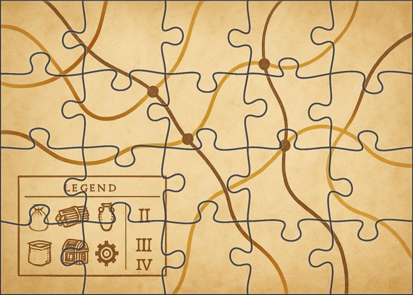 Historical Trade Route Network Diagram Easy Puzzles