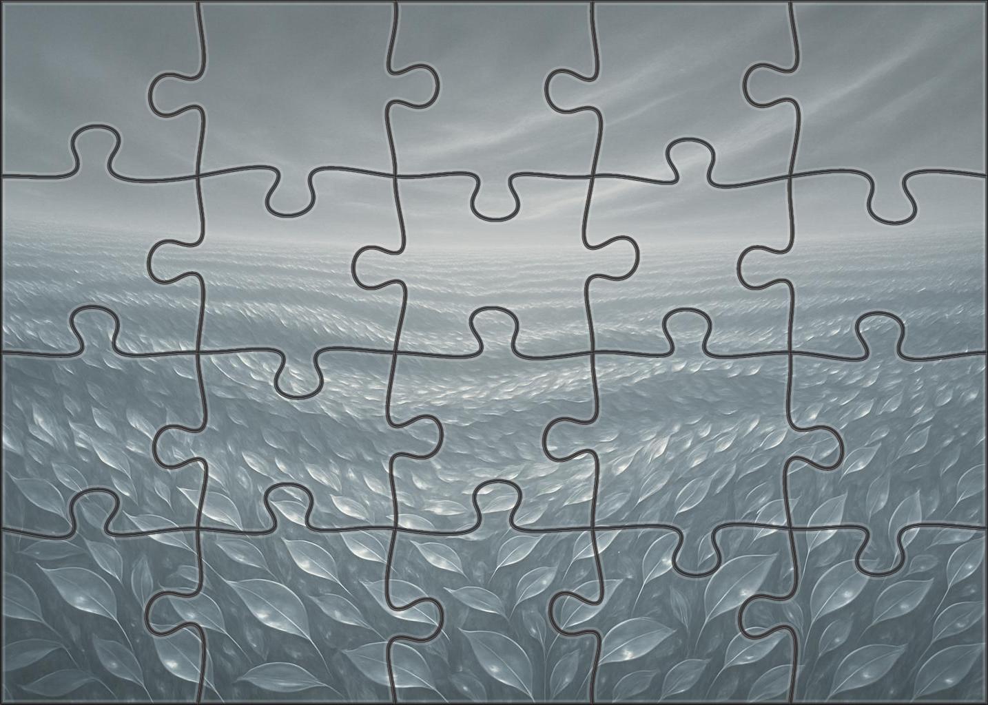 The Ocean Of Glass Leaves 1000 Piece Puzzle