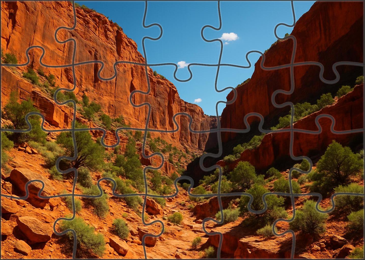 Copperleaf Canyon Overlook Custom Jigsaw Puzzle