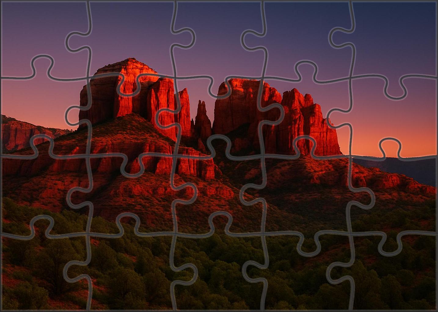 Crimson Bluff Lookout Custom Jigsaw Puzzle