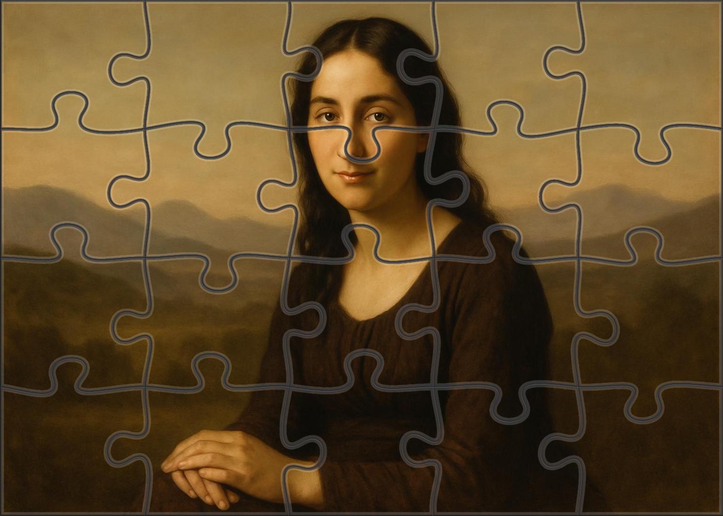 Mona Lisa Premium Puzzle Pieces
