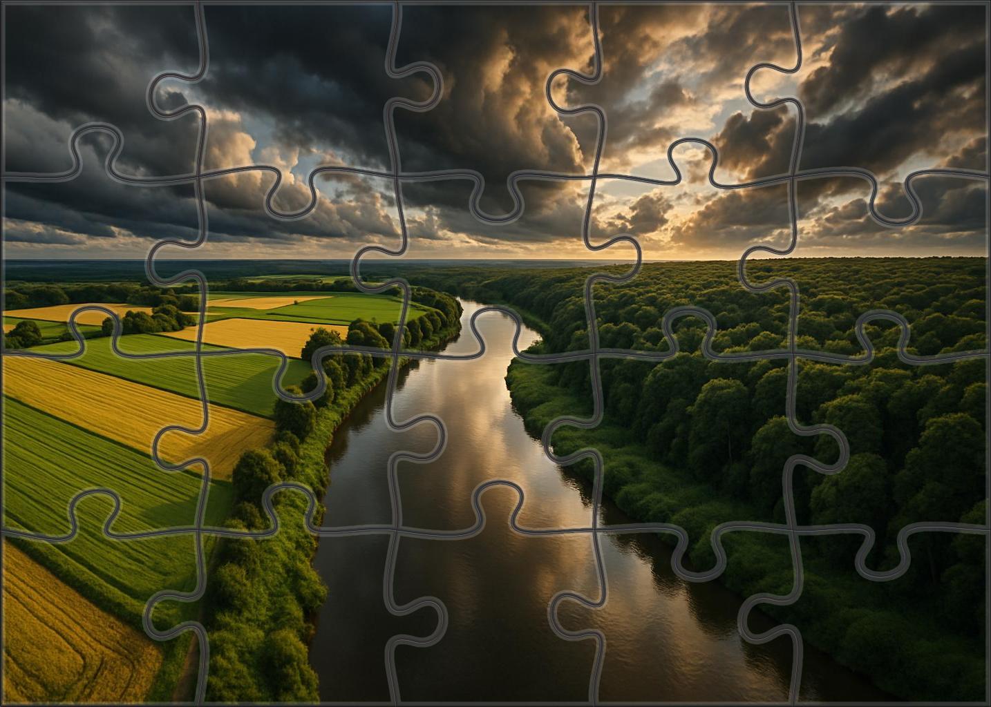 The Oxbow 50 Piece Puzzle