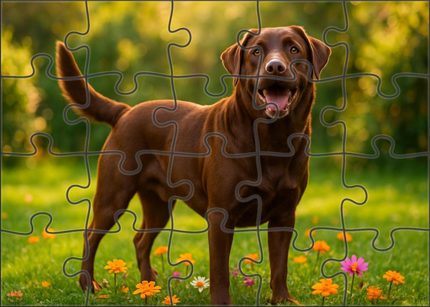 Rustic Chestnut Robust Brown Companion With Friendly Charm Family Puzzles