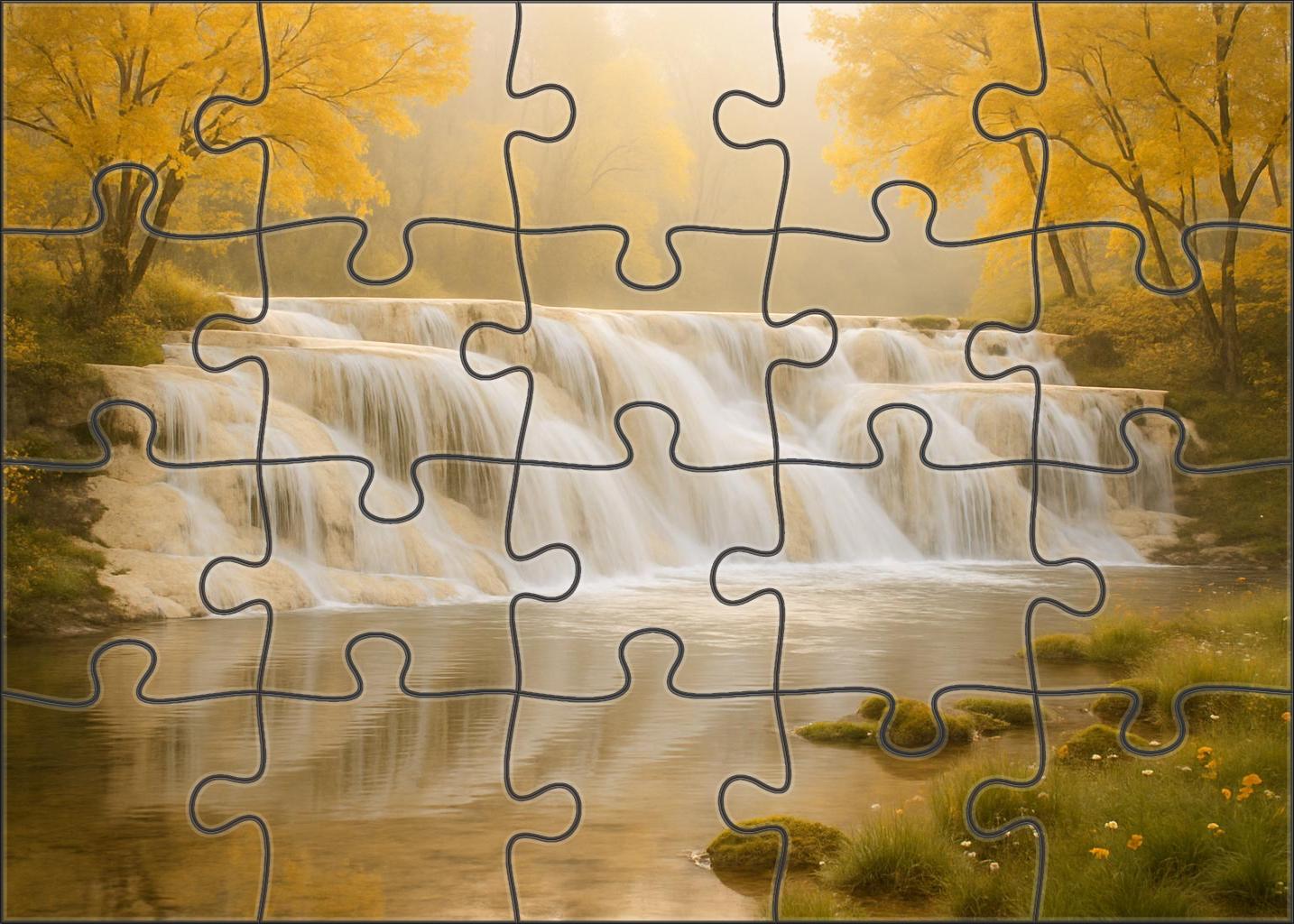 Ivory Fan Cascade Challenging Puzzles