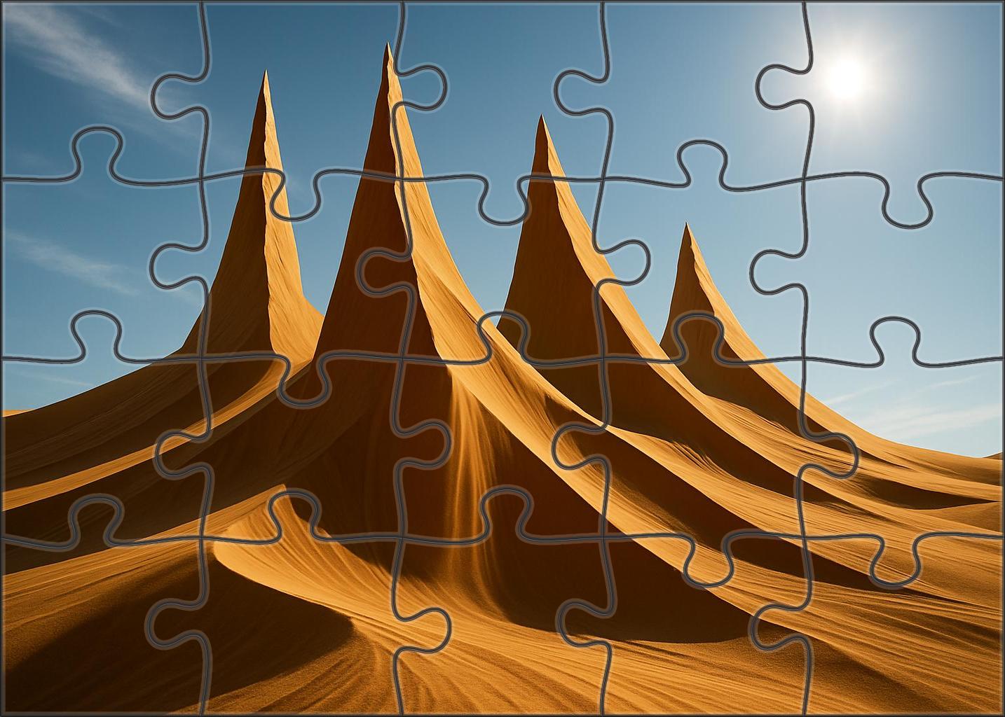 Golden Spire Dunes 1000 Piece Puzzle