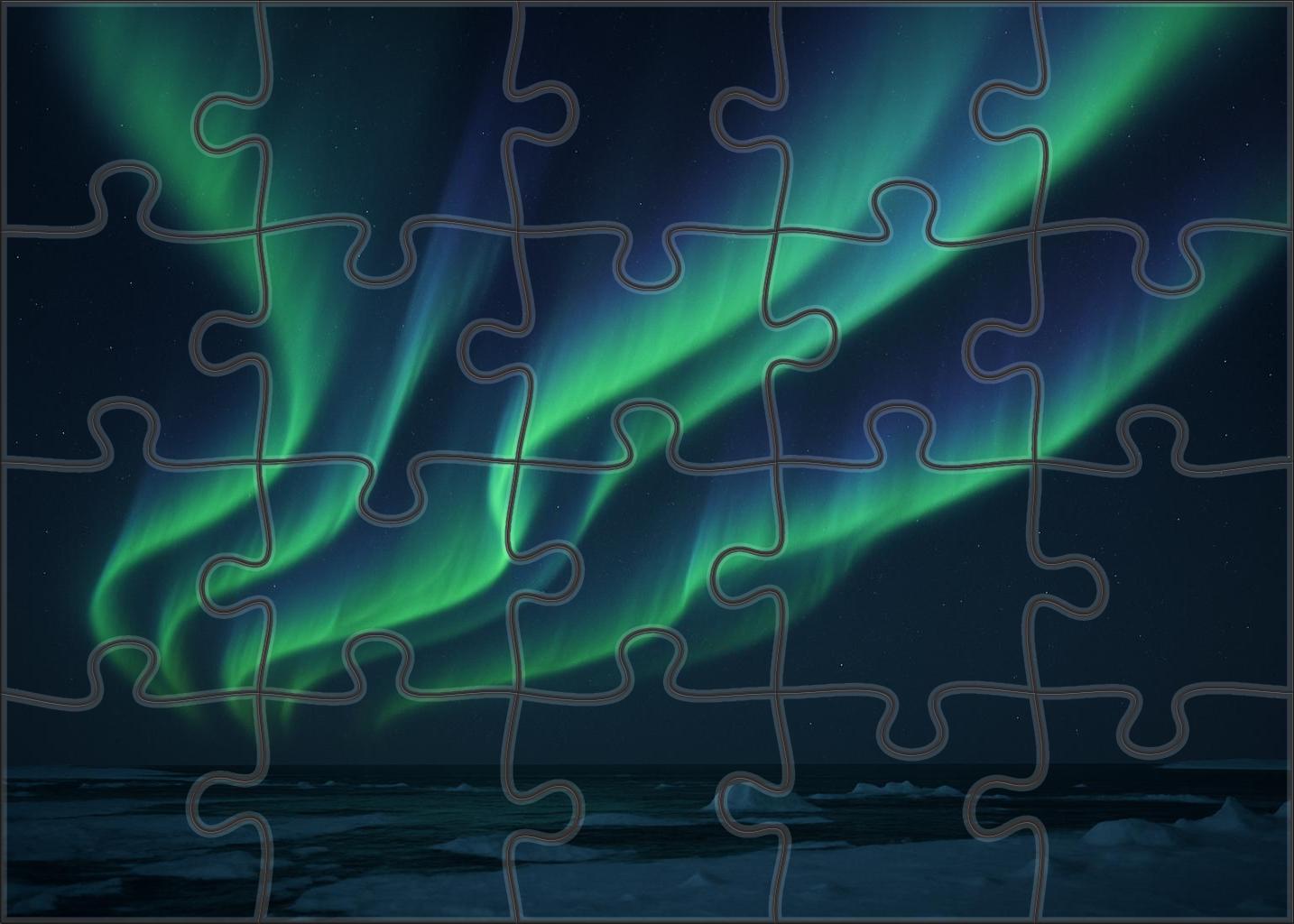 Aurora Boreal Streamers 1000 Piece Puzzle