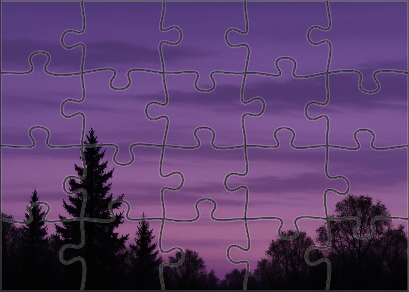 Dusky Violet Veil Family Puzzles
