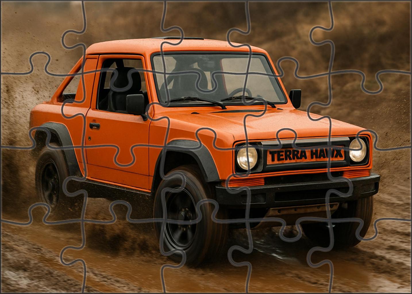 Terra Hawk Rally All-terrain Turbocharged Performance Machine Puzzle For Kids
