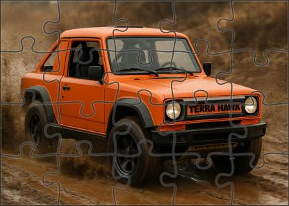 Terra Hawk Rally All-terrain Turbocharged Performance Machine Puzzle For Kids