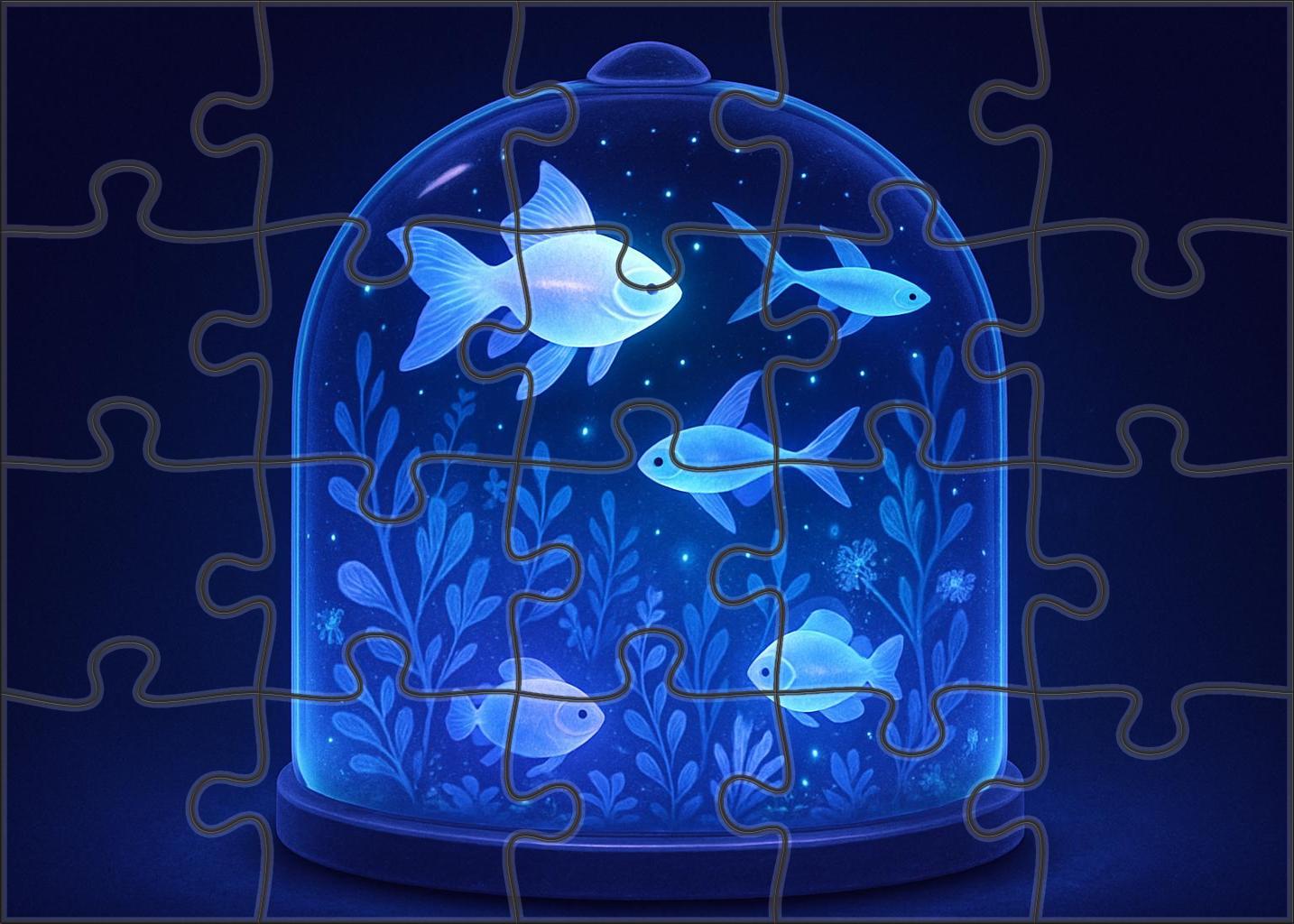 The Dreamers Aquarium Premium Puzzle Pieces