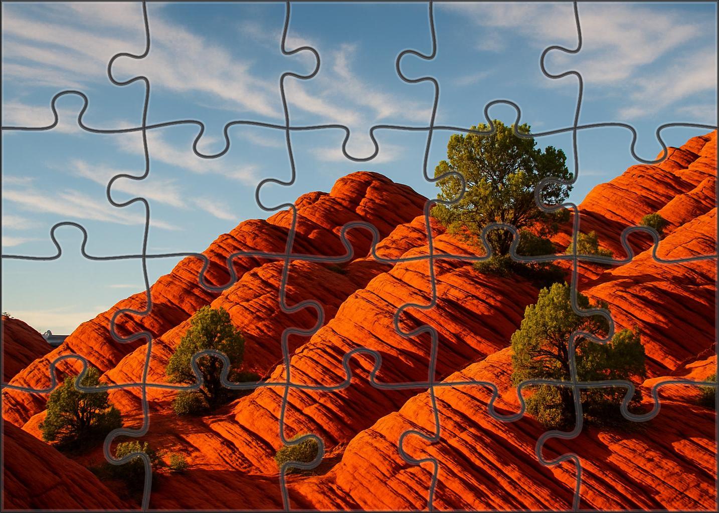 Crimson Mesa Ridge Puzzle For Kids