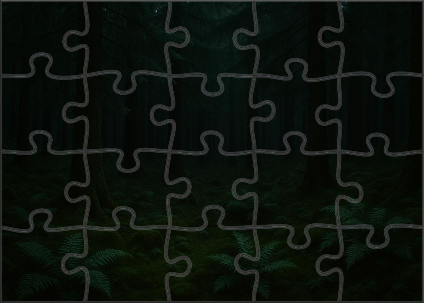Dusky Hemlock Veil Easy Puzzles