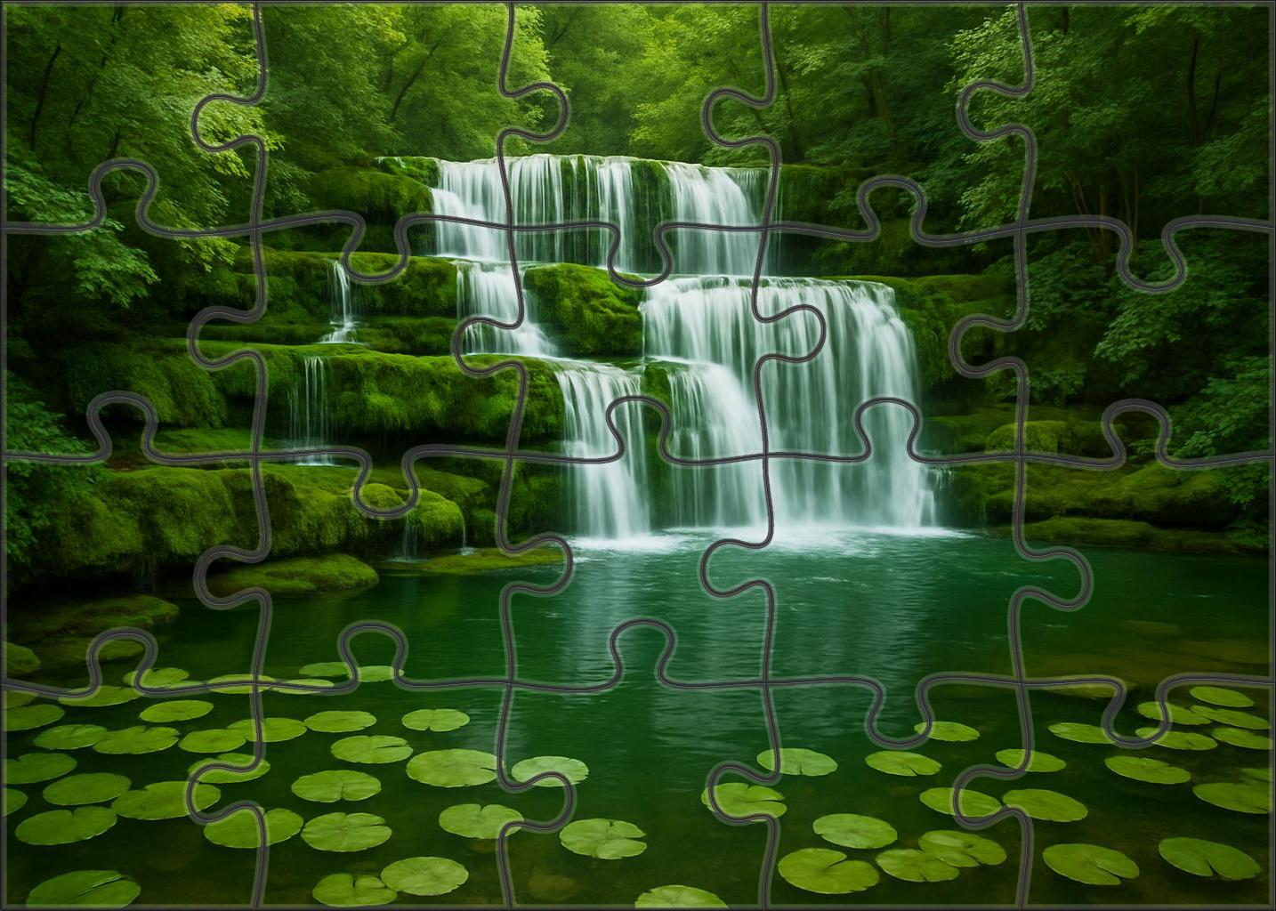 Emerald Curtain Tier Puzzle For Adults