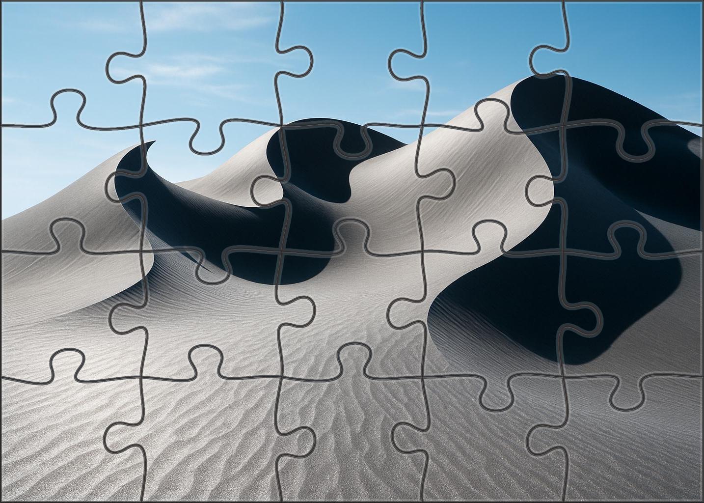 Silver Crescent Escarpment Unique Puzzle Design