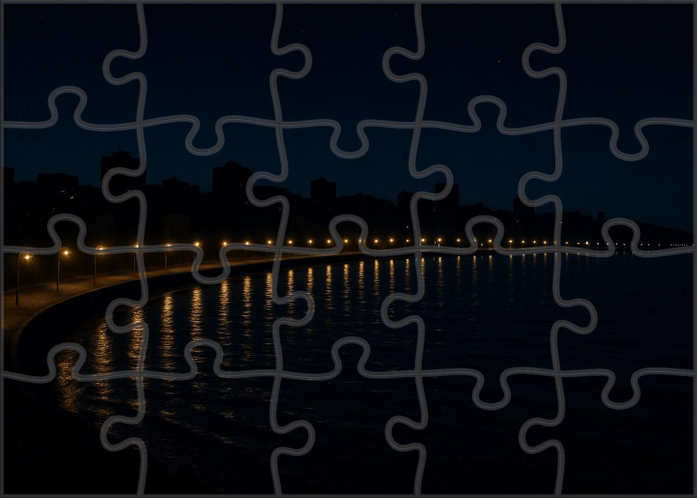 Mumbai Marine Drive Skyline Known As The 'queen's Necklace' For Its Curving Coastal Glow Family Puzzles