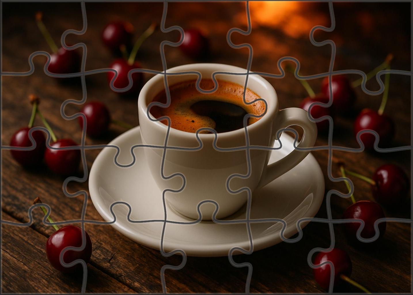 Crimson Ember Bold Espresso With Cherry And Molasses Depths 200 Piece Puzzle