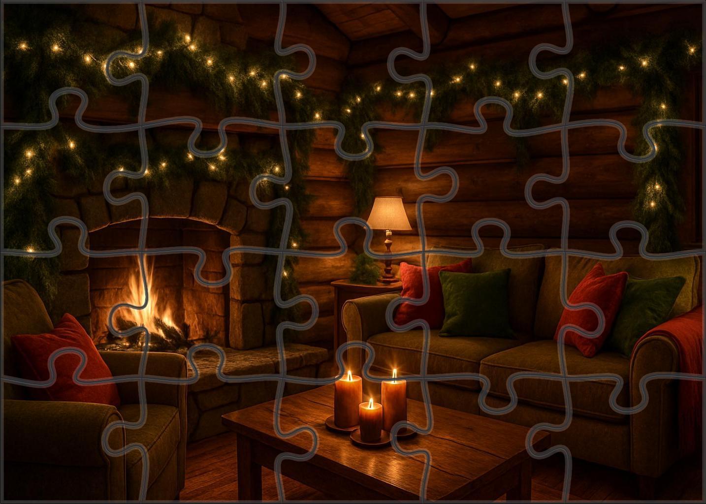 Winter Hearthside Glow 300 Piece Puzzle