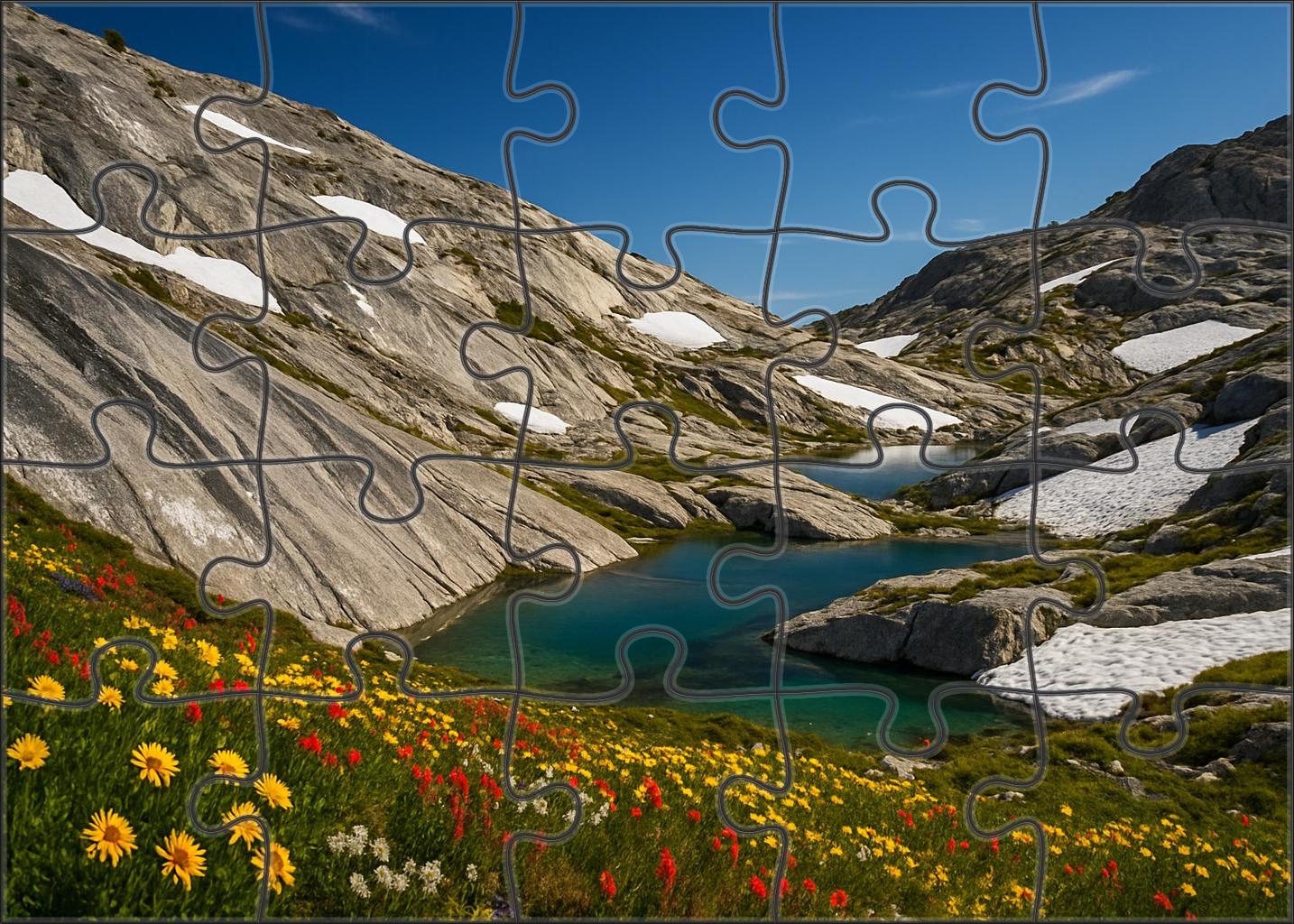 Frosted Granite Basin 200 Piece Puzzle