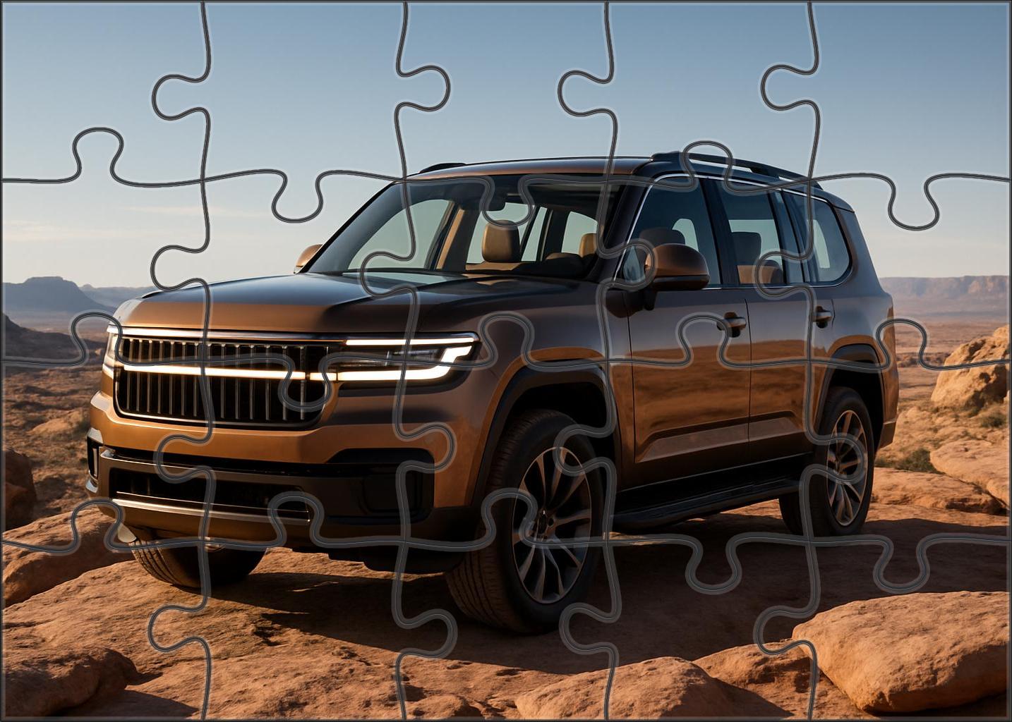 Celestial Voyager 4x4 Ultra-luxury Expedition Cruiser With V8 Bi-turbo Power 300 Piece Puzzle