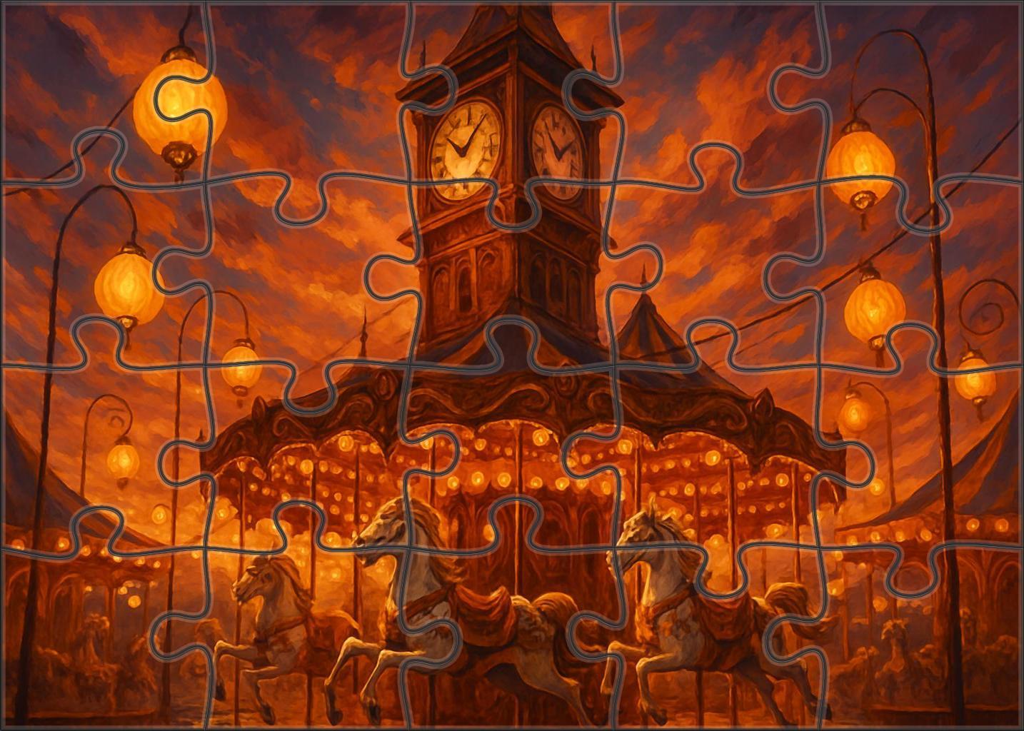 The Clocktower Carnival 200 Piece Puzzle