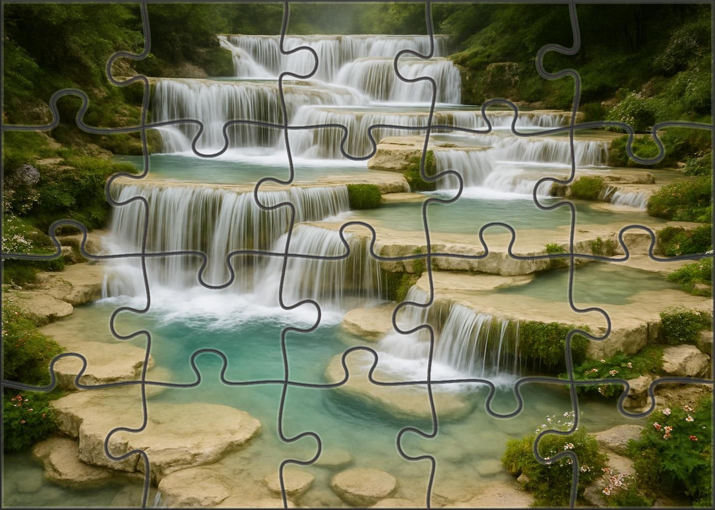 Opaline Terrace Falls 300 Piece Puzzle