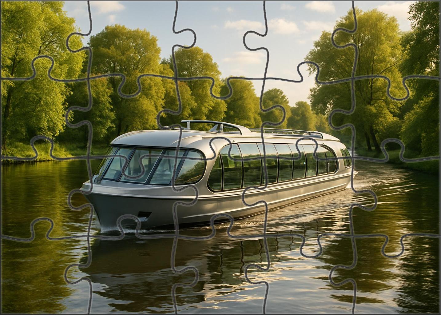 Hydrogen-fueled River Cruiser Easy Puzzles