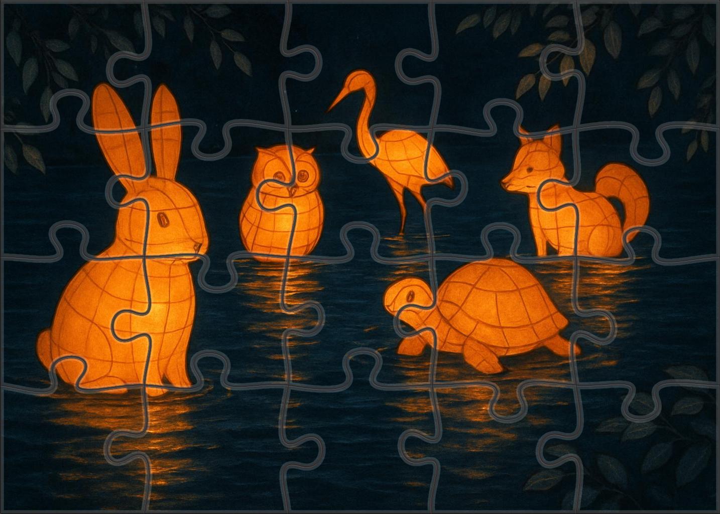 Midnight Lantern Parade 50 Piece Puzzle