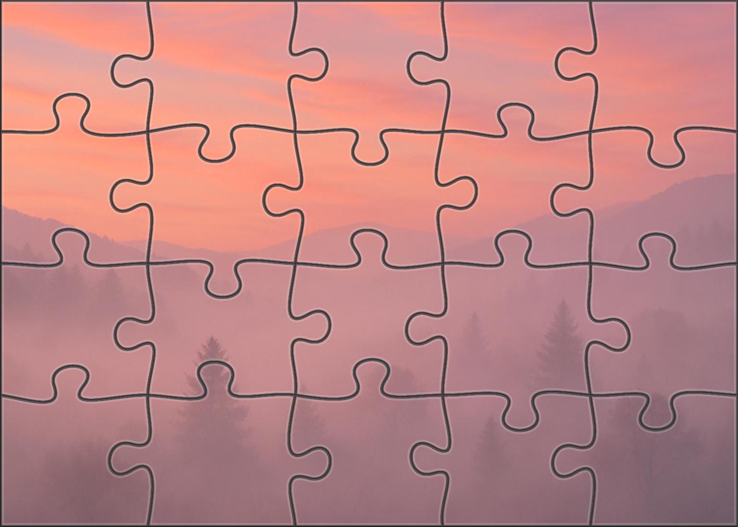 Pastel Mist Glow 100 Piece Puzzle