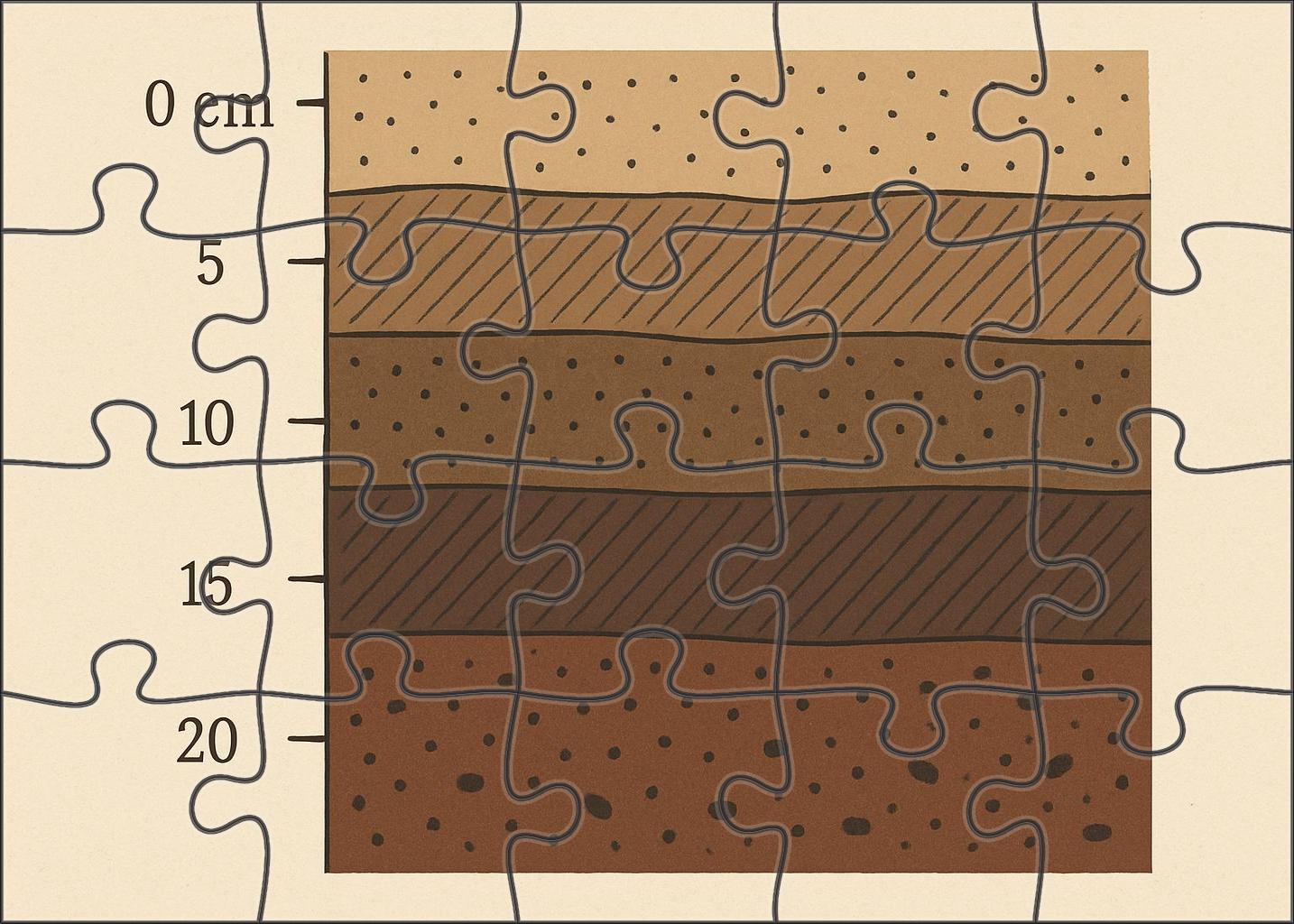 Subsurface Lithology Strip Mini Puzzle