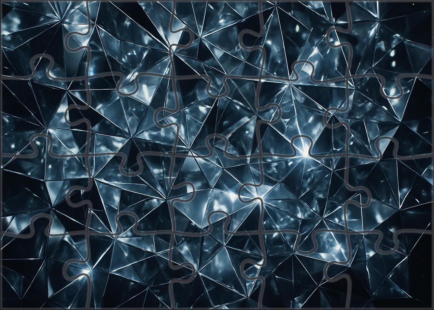 Fragments Of Infinite Reflection Large Format Puzzle