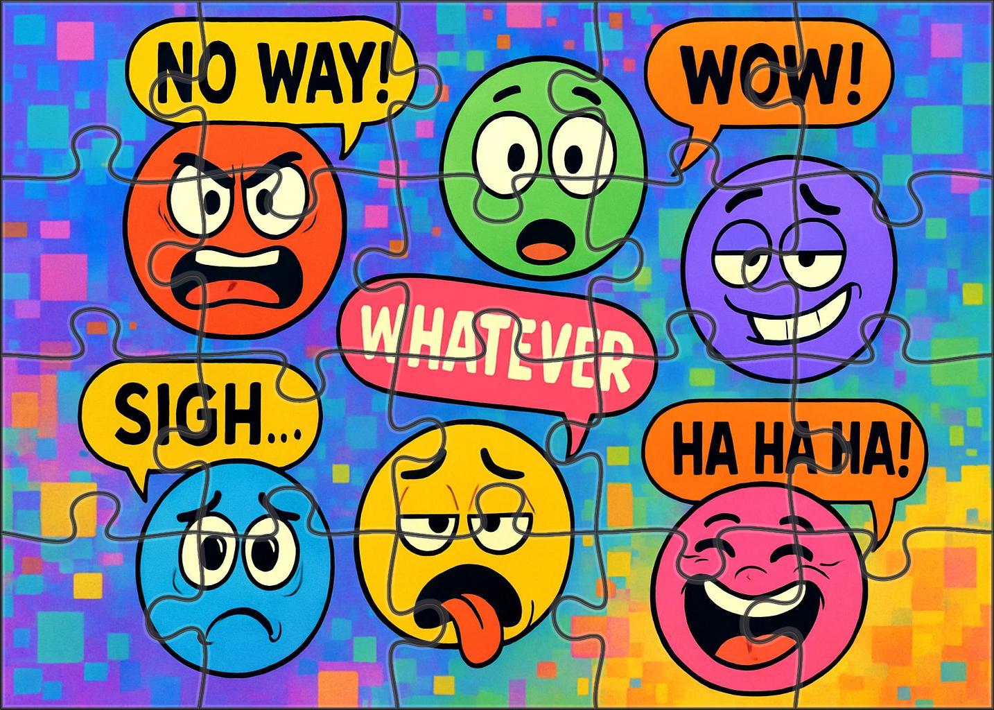 Viral Meme Phenomenon The Animated Emoticon Saga Puzzle Collection