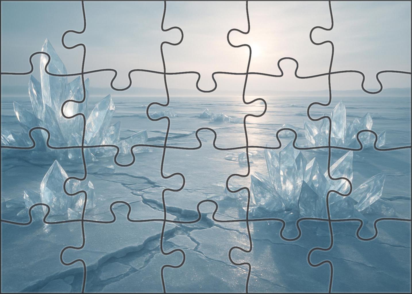 Crystal Ice Plains 1000 Piece Puzzle