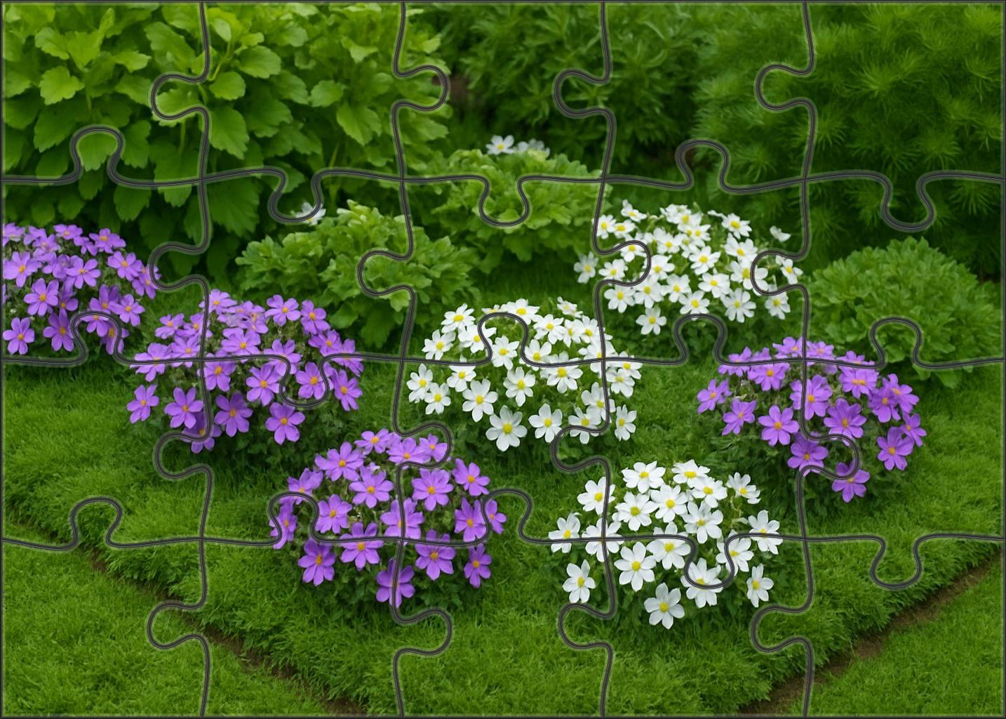 Rustic Herb And Blossom Border 100 Piece Puzzle
