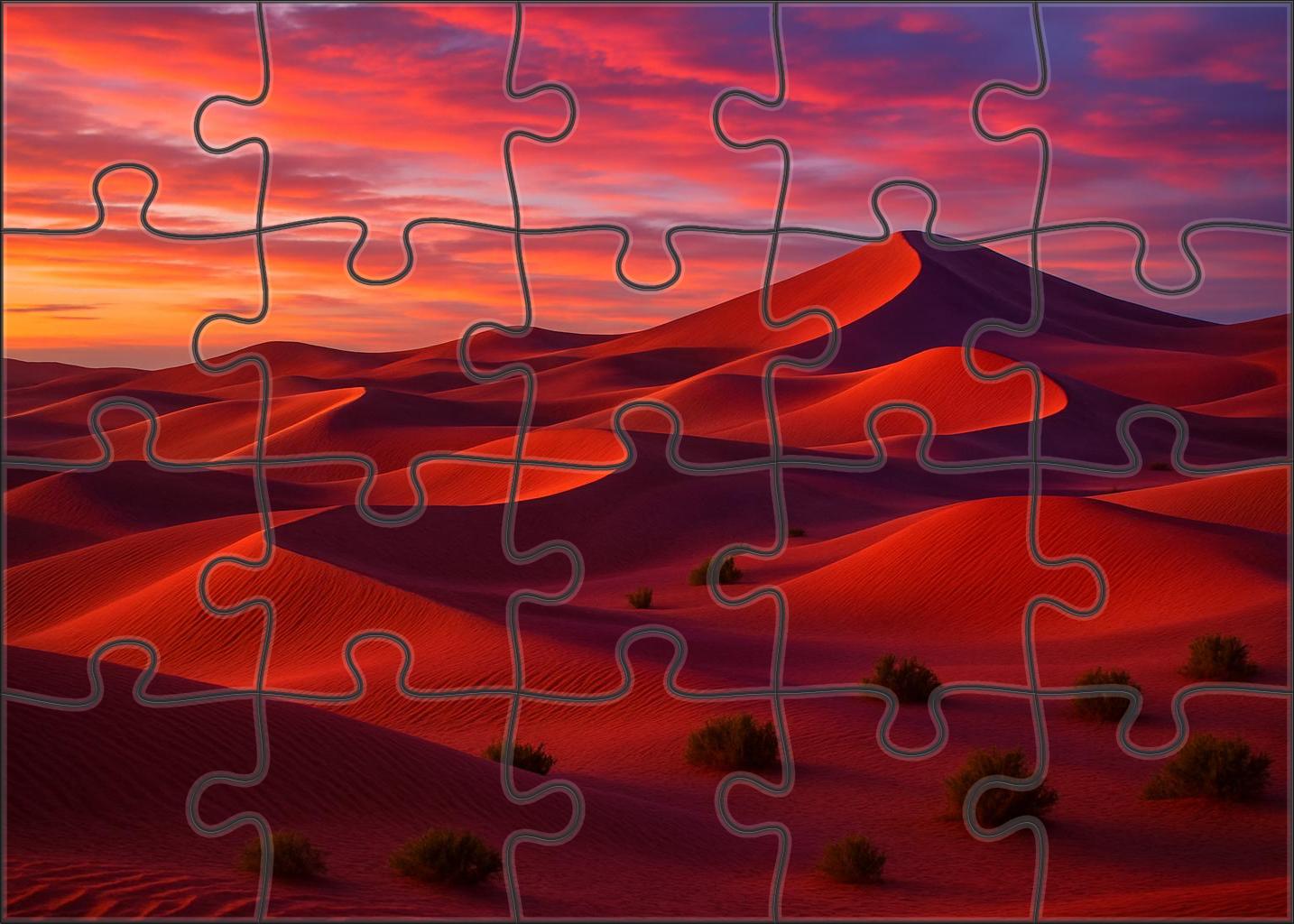 Sunset Sand Dunes 100 Piece Puzzle