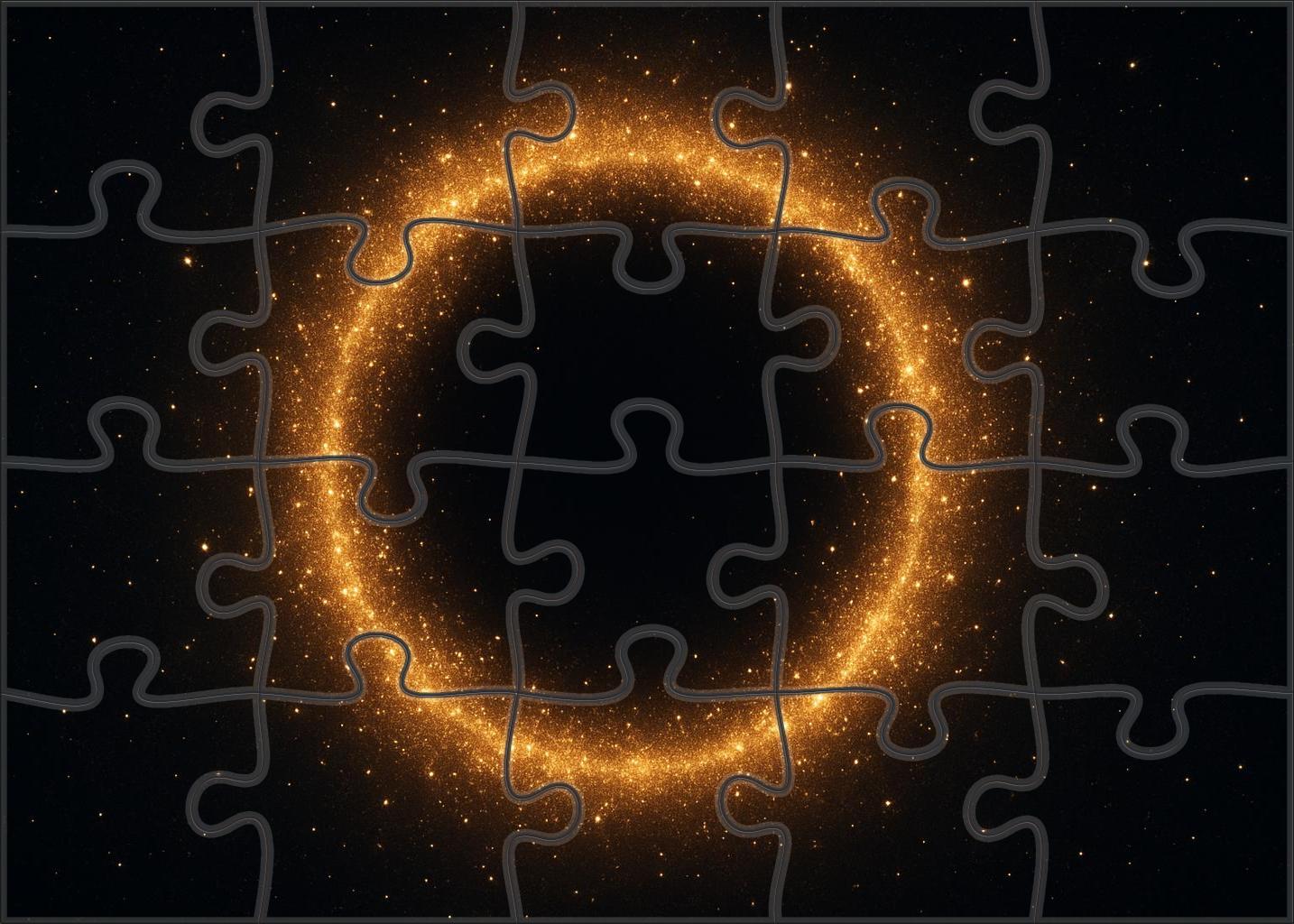 Golden Dust Halo 200 Piece Puzzle
