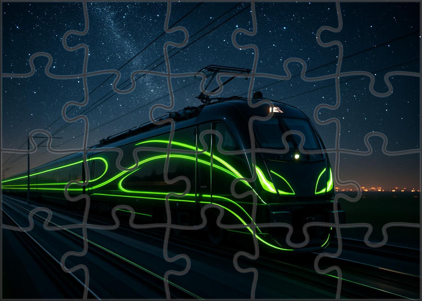 Midnight Velocity Electric Flyer 20 Piece Puzzle