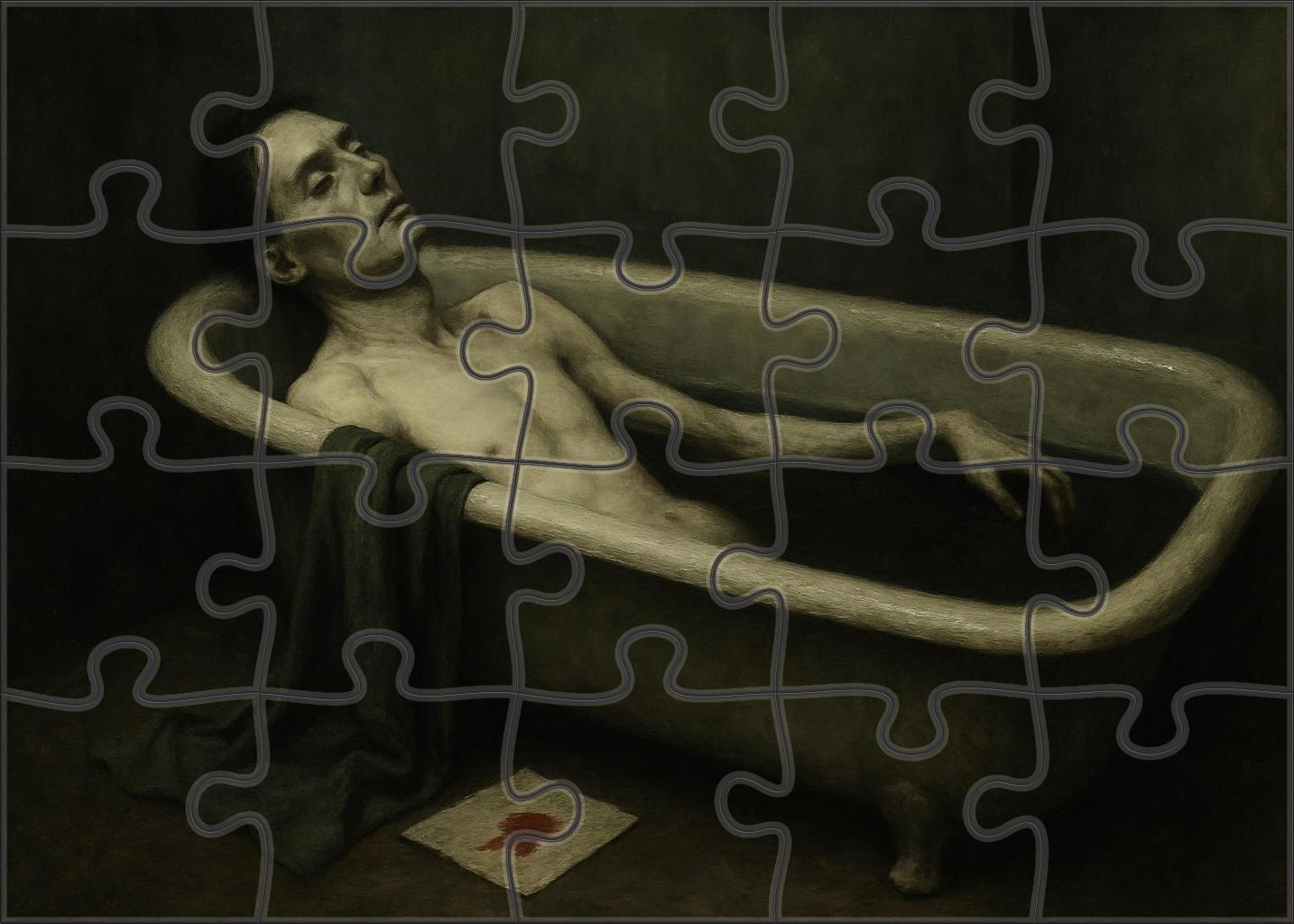 The Death Of Marat 50 Piece Puzzle