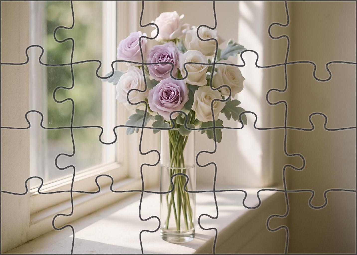 Gentle Lavender Breeze Arrangement Family Puzzles